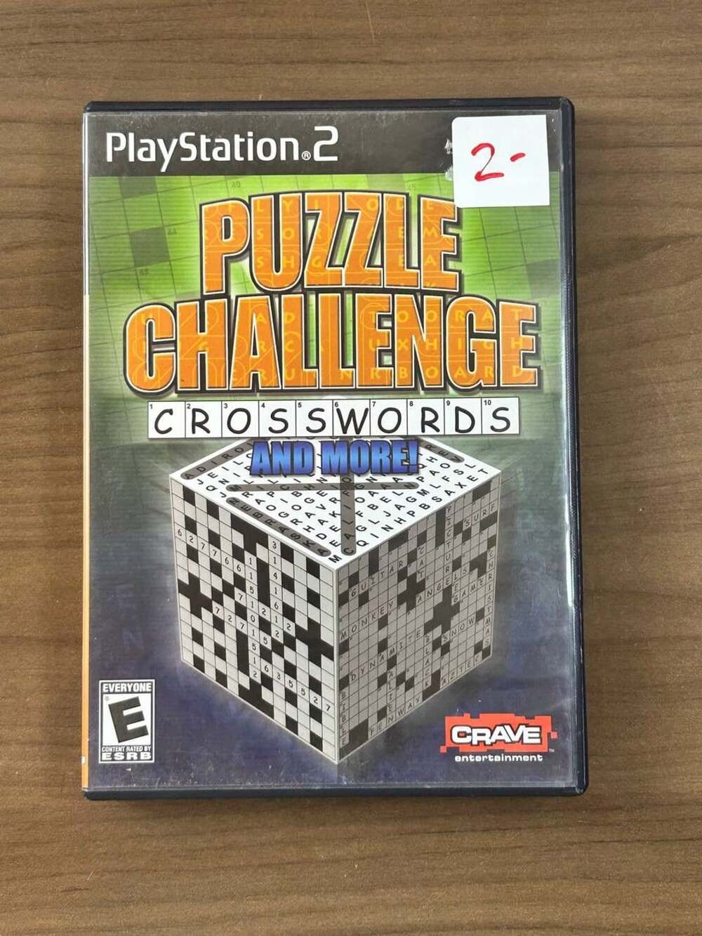 Puzzle Challenge Crosswords and More Sony PlayStation 2 PS2 2006 Complete CIB